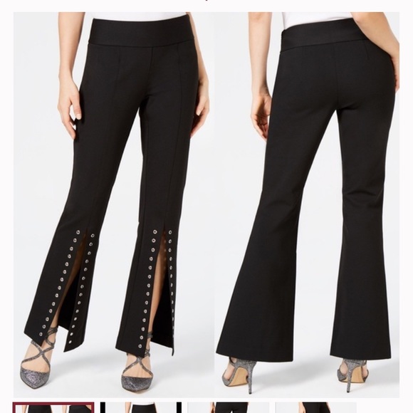 INC Split Leg Flare Pants - Picture 1 of 10